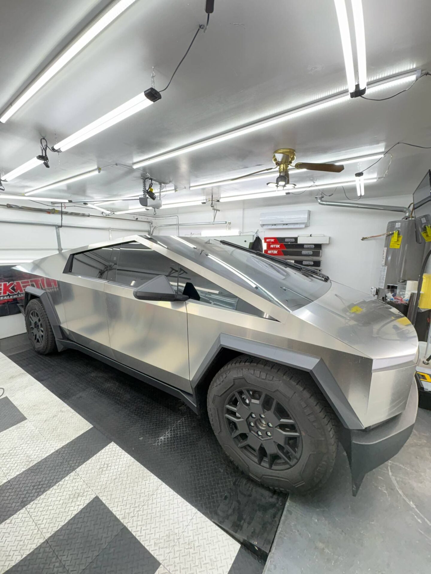 Cybertruck Paint Protection Film in Sterling Heights, MI, by TintedAF for long-lasting durability