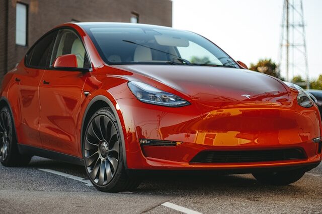 Tesla vehicle protected with Paint Protection Film in Sterling Heights, MI, by TintedAF for long-lasting durability