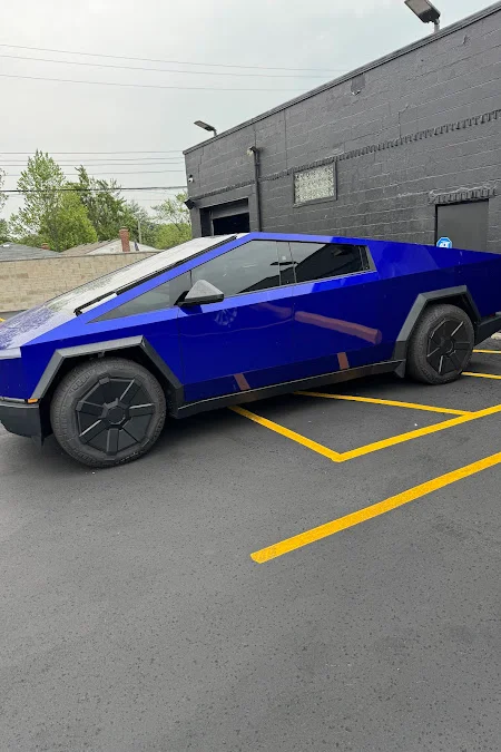 Tesla Cybertruck Full Vinyl Wrap by TintedAF